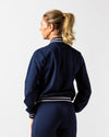 TurboDry® Pickleball Bomber Jacket - Navy - Saltie Rose
