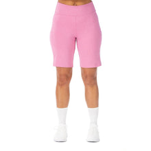  Classic Pickleball Shorts in Heather Rose. 9" inseem