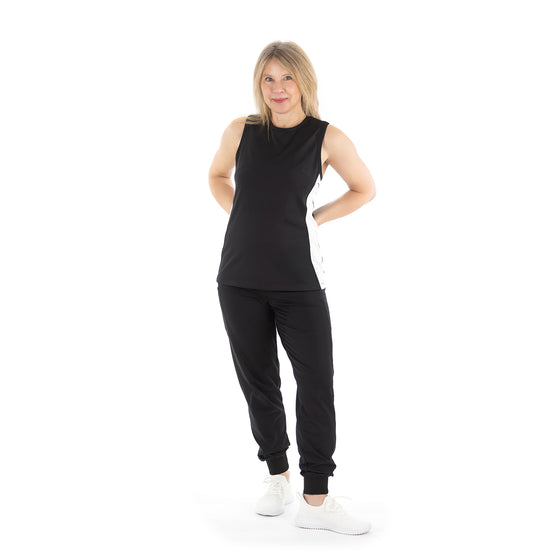 TurboDry® Performance Top Black with White Side