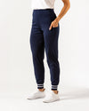 TurboDry® Performance Joggers - Navy and White Stripe Cuff - Saltie Rose
