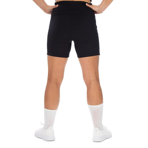 Performance shorts in Black back view