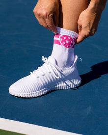  pink pickleball sock 