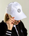 Pickleball Hat - Black-White Ball - Saltie Rose